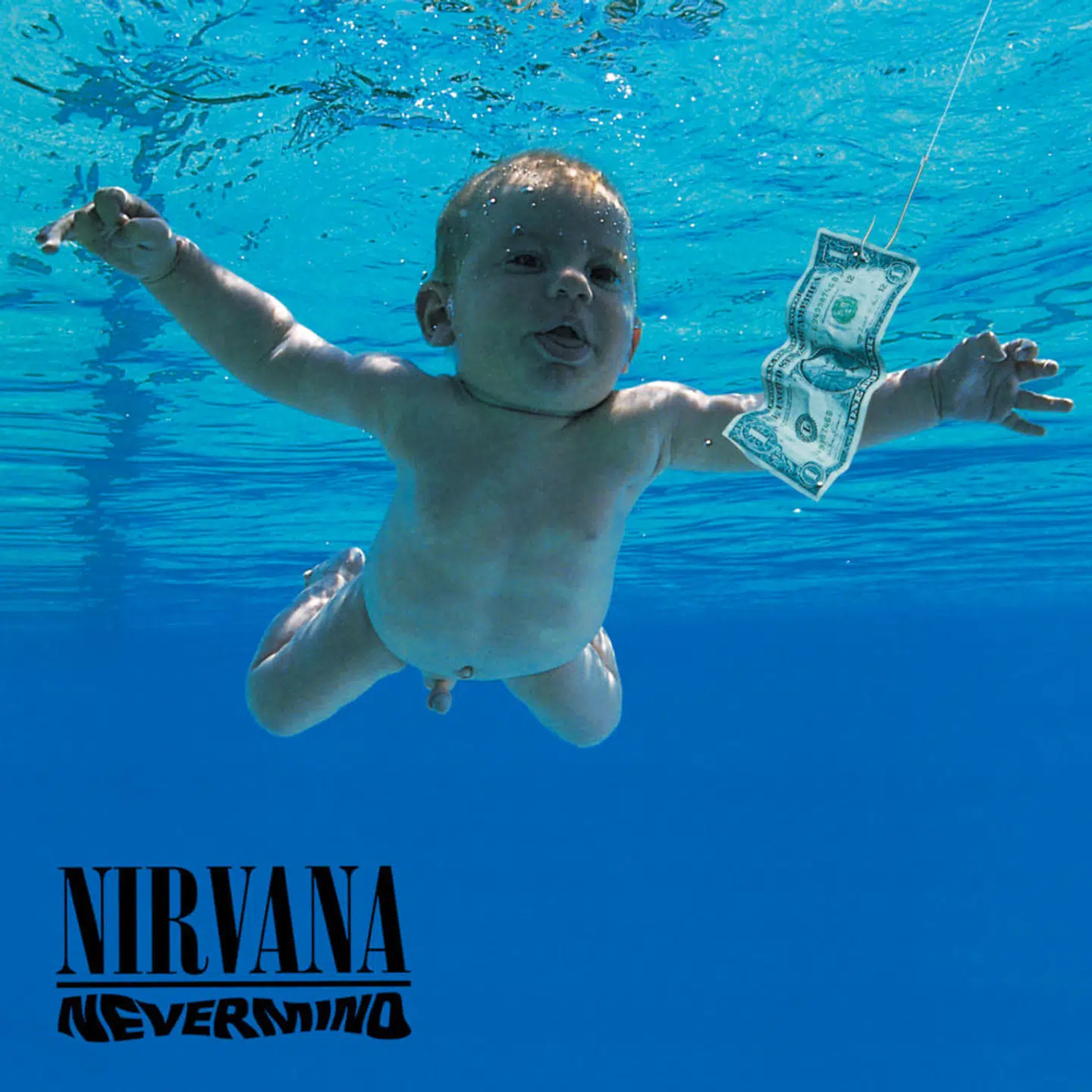 Albumcover til Nirvana »Nevermind« fra 1991