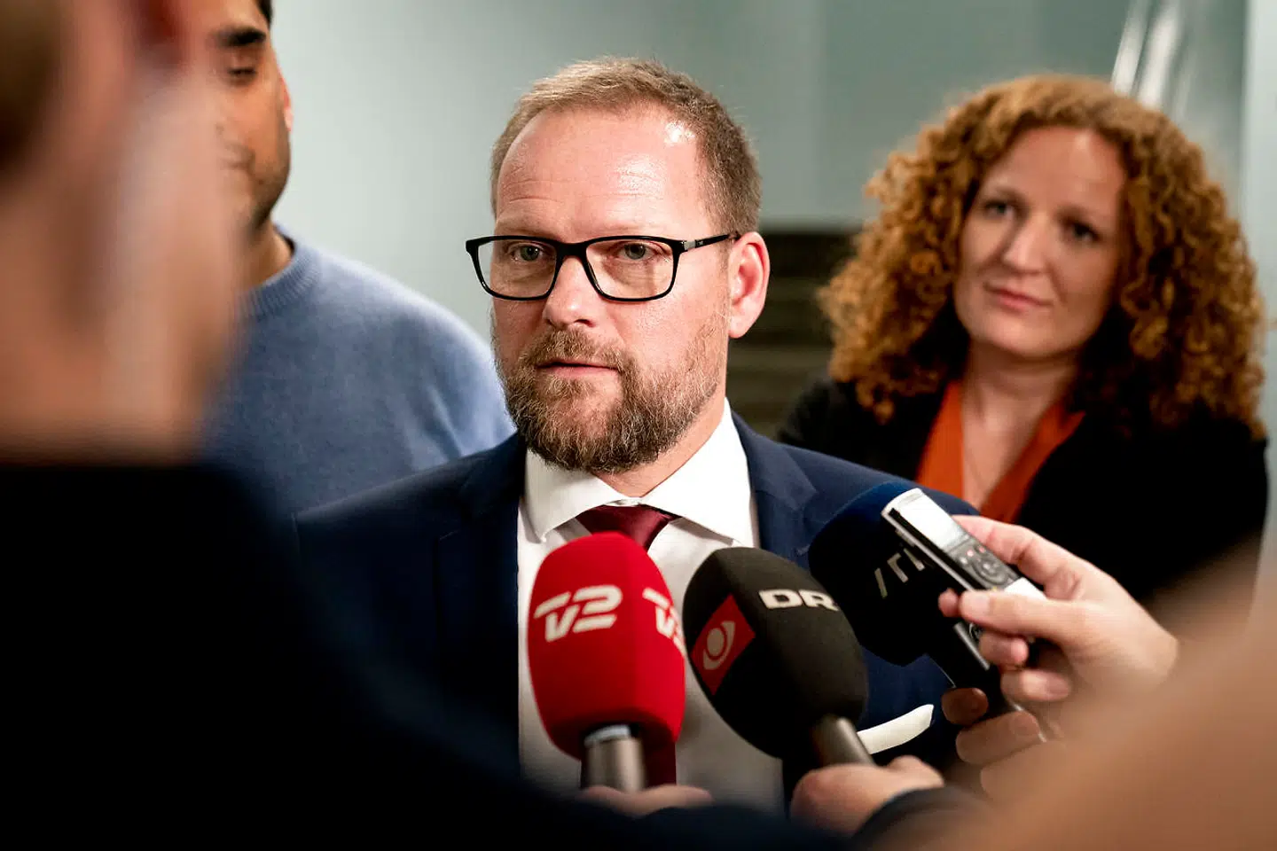 »De har sagt, at de ikke ville. Derfor åbner de jo en dør på klem, der ellers var lukket, så ja, det er jo et løftebrud,« siger finansordfører René Christensen (DF). Arkivfoto: Ida Guldbæk Arentsen/Ritzau Scanpix