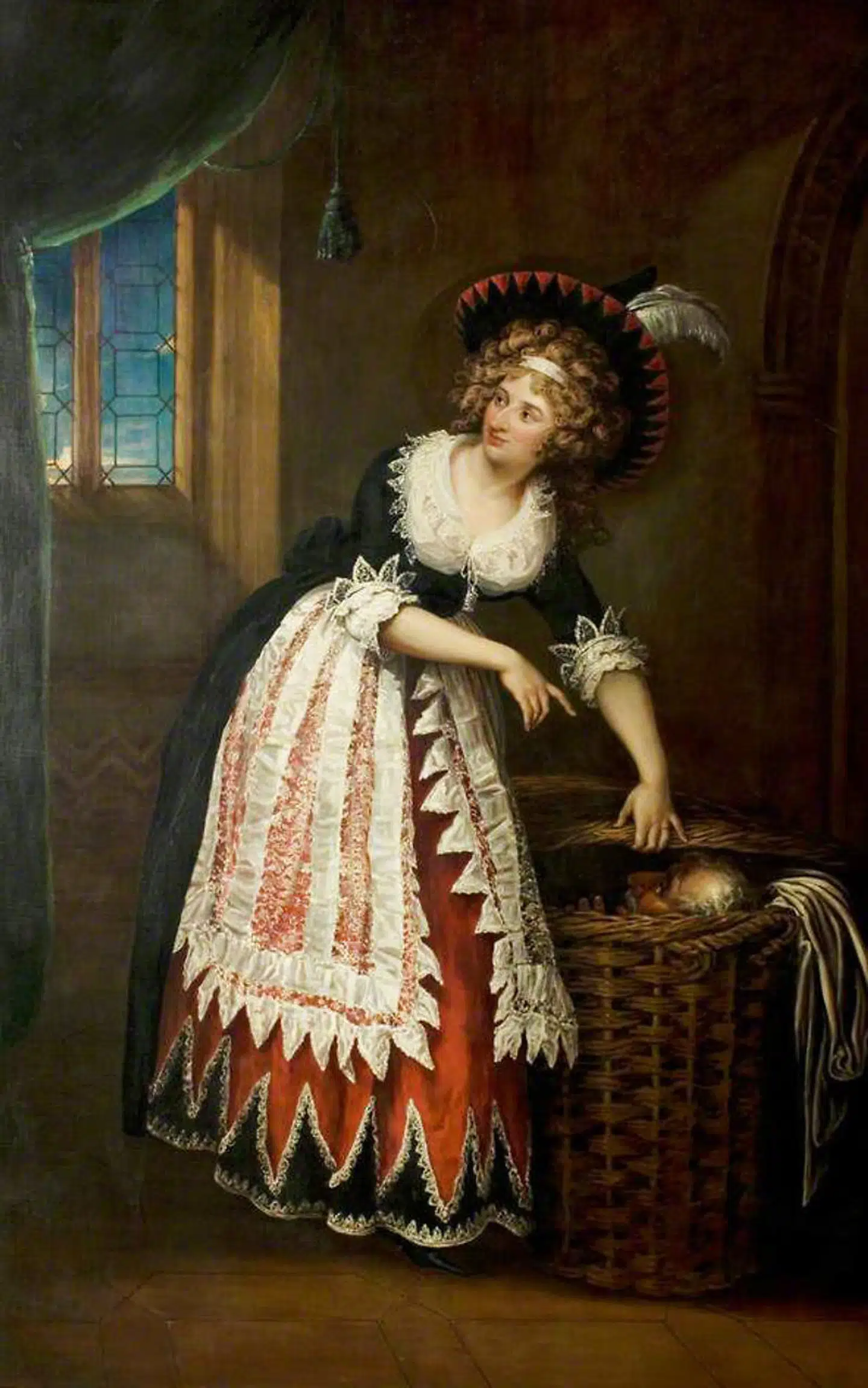 Mary Wells var en af sin tids mest populære skuespillere, hun spillede både Shakespeare og lettere stykker. Her ses hun i Shakespeares »De lystige koner i Windsor«.