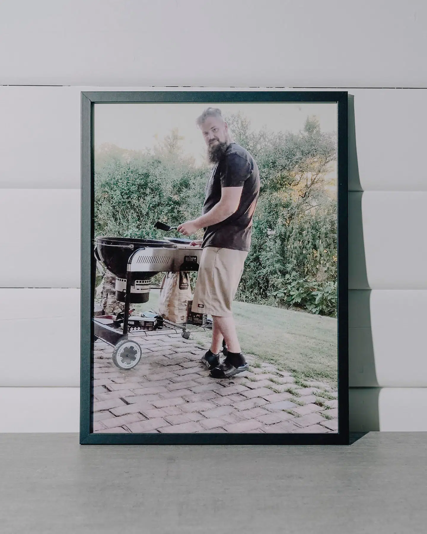 Jeppe. Billede er taget to dage, inden han døde. Den dag, de fortalte familen, at Mathilde var gravid.