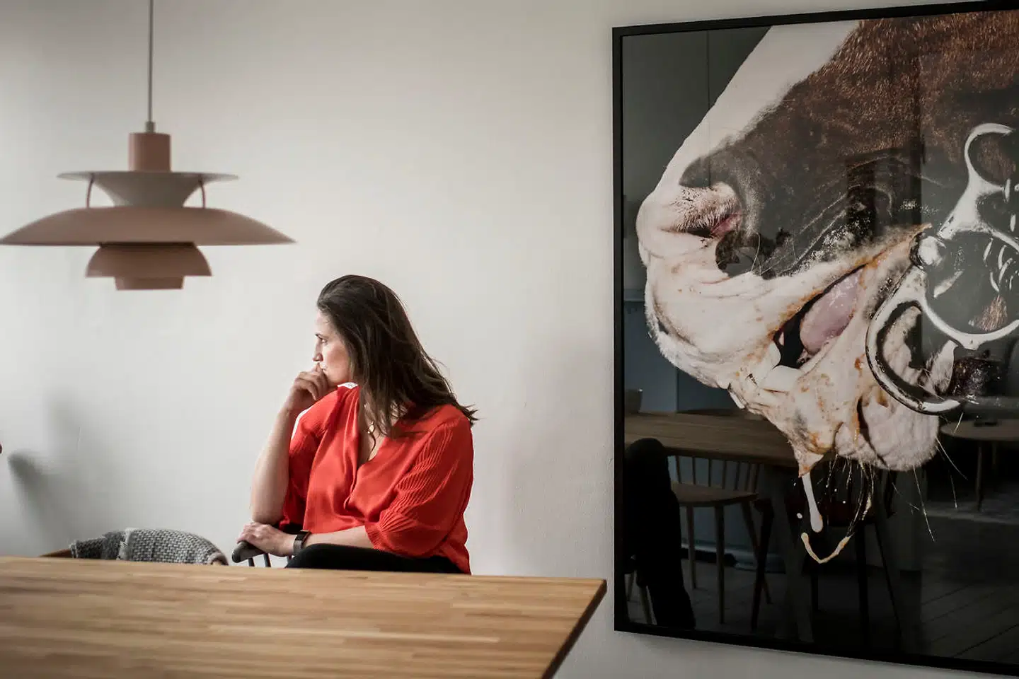 Journalist og tv-vært Gertrud Thisted Højlund fotograferet i sit hjem i 2019. I år er der ikke blevet »julet« nok, siger hun. Det vil hun skrue op for de kommende dage.