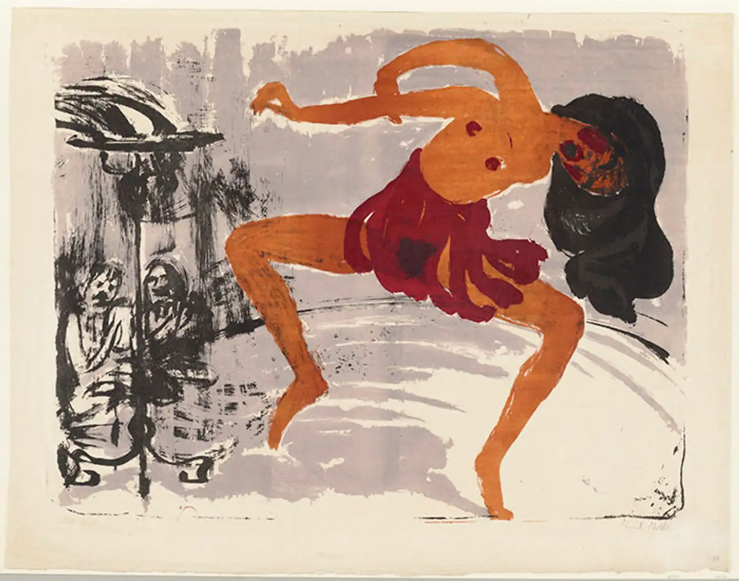 Emil Nolde: »Tänzerin (Danserinde)«, 1913, Städel Museum.
