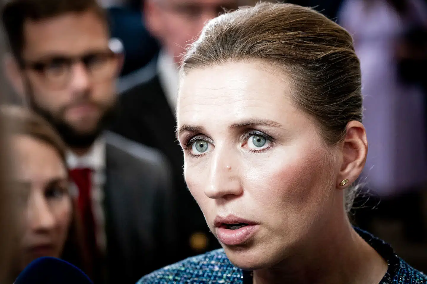Arkivfoto: Statsminister Mette Frederiksen (S) under spørgetime i Folketingssalen tirsdag. Onsdag har hun været nødt til at melde afbud til et EU-topmøde på grund af sygdom.