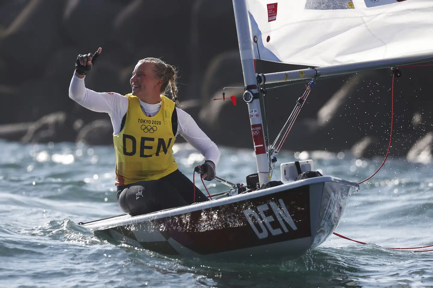 Anne-Marie Rindom er ligesom cykelrytterne Michael Mørkøv og Lasse Norman Hansen nomineret til prisen Årets Sportsnavn. Kazuki Wakasugi/Ritzau Scanpix