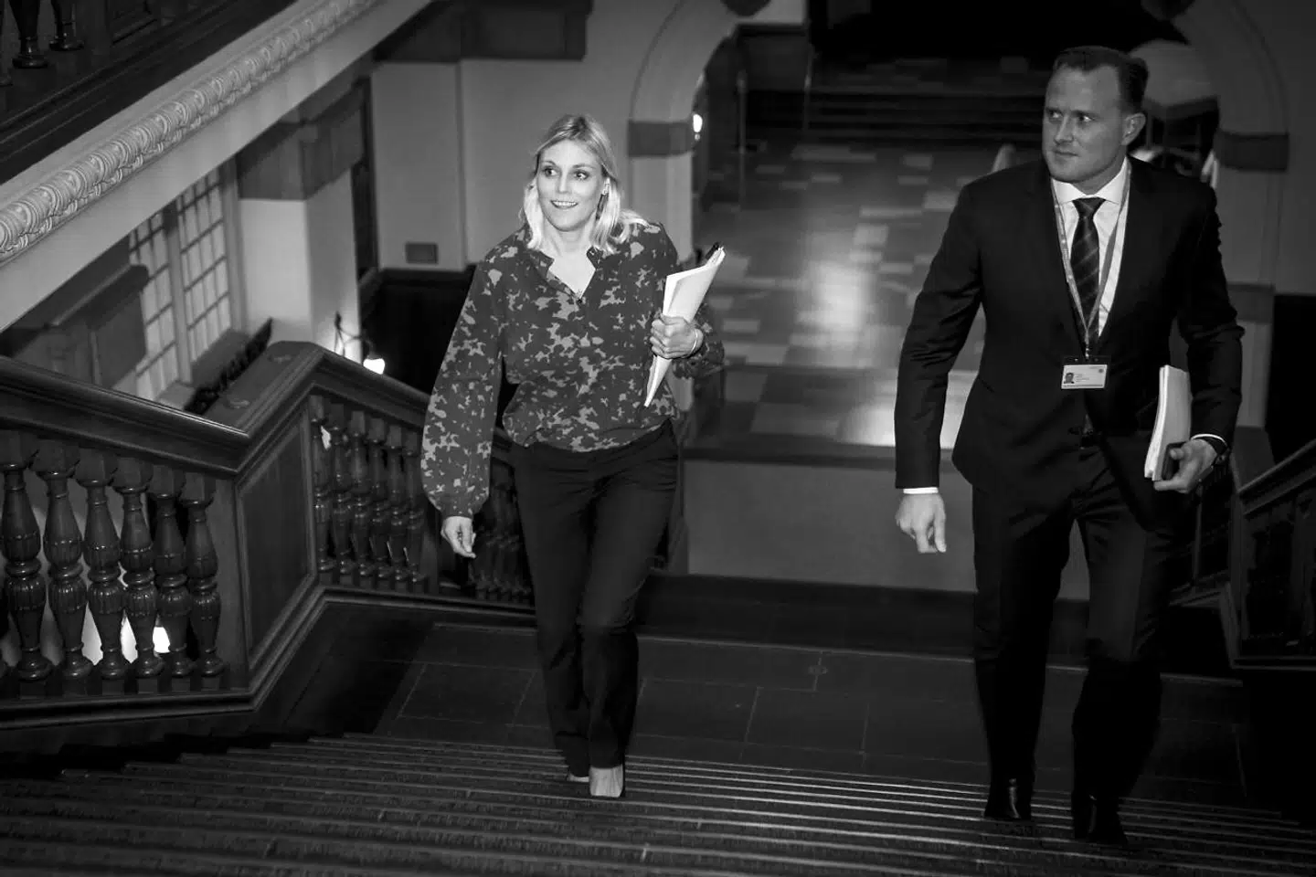 Forsvarsminister Trine Bramsen (S) ankommer til samråd om Forsvarets Efterretningstjeneste på Christiansborg i september 2020.
