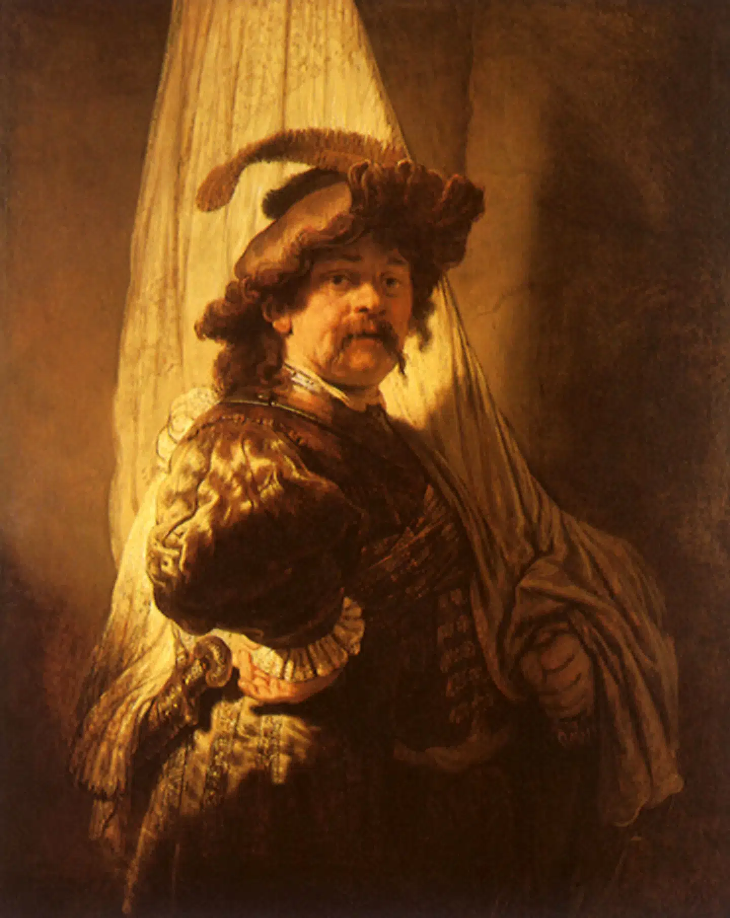 Rembrandt malede »Fanebæreren« i 1636, da han var 30 år, og det betragtes som hans gennembrudsbillede. Det var her, at han skabte sin berømte stil karakteriseret af vekselvirkning mellem lys og skygge.