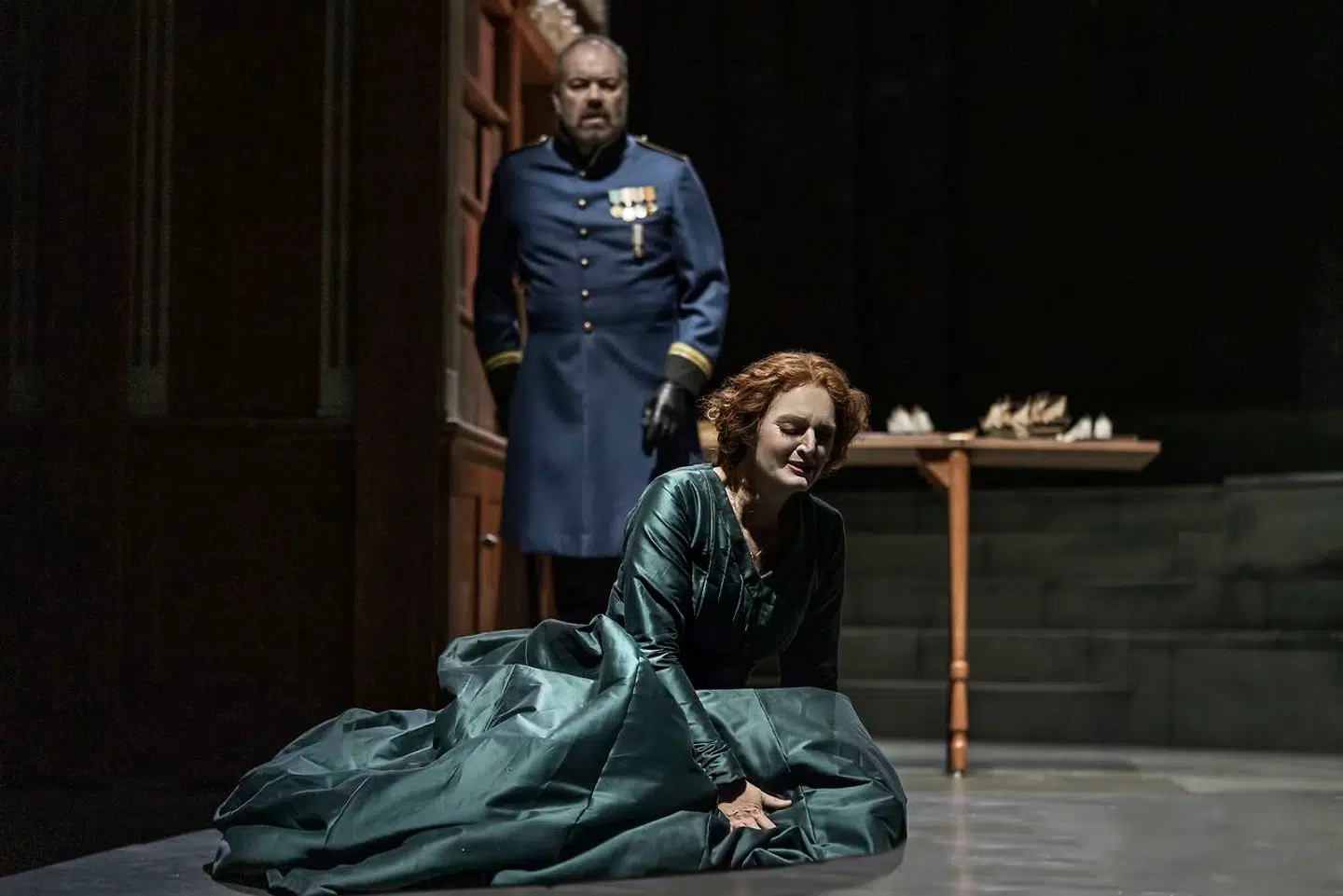 Et ægtepar i krise: Johan Reuter og Gisela Stille i »Maskeballet«.