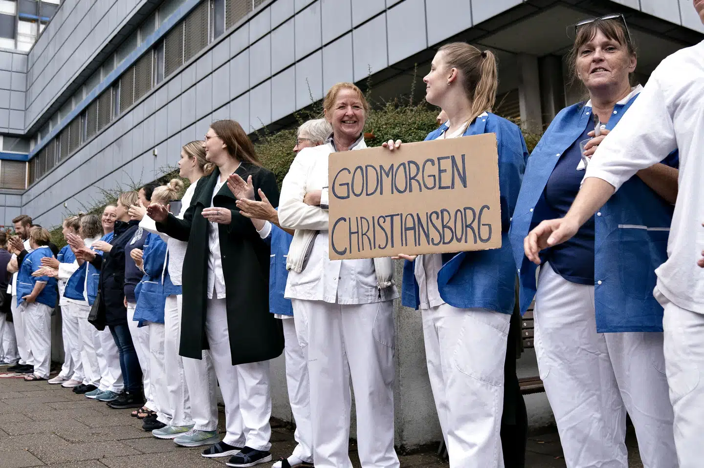 National Arbejdsnedlæggelse har opfordret sygeplejersker og andet sundhedspersonale til at sige op i november i kampen om bedre løn- og arbejdsvilkår. (Arkivfoto) Henning Bagger/Ritzau Scanpix
