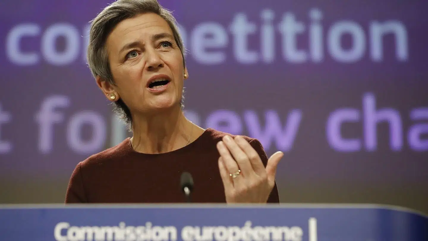 Margrethe Vestager satser som både konkurrencekommissær og ansvarlig for digitaliseringen af Europa på, at EU snart har nye og strammere regler klar, der skal sætte hegn om de især amerikanske teknologigiganters omsiggribende magt. Arkivfoto: Olivier Hoslet/EPA/Ritzau Scanpix