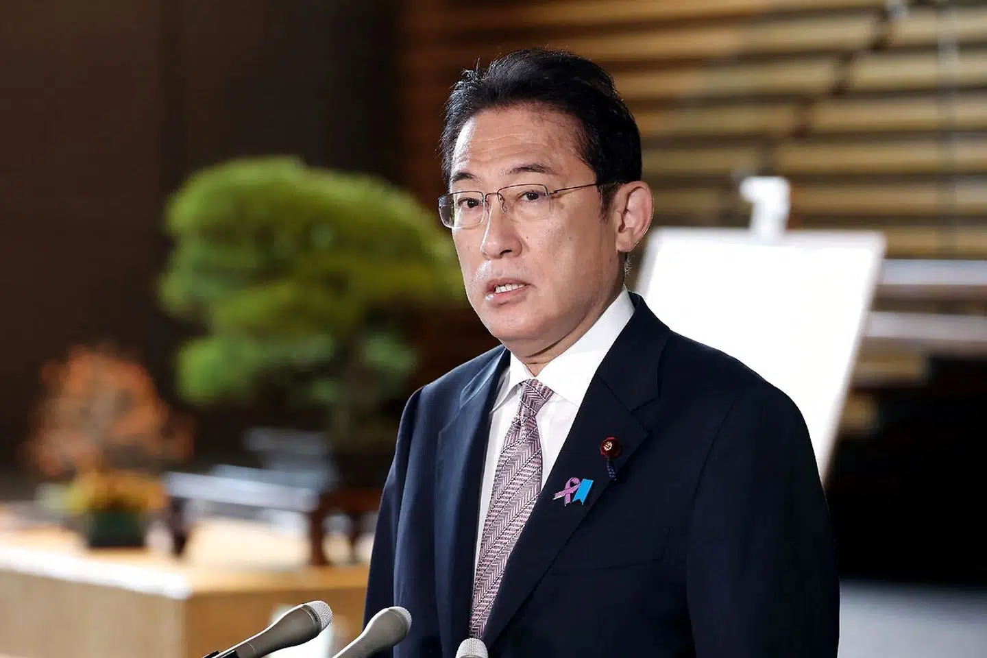 Japans premierminister Fumio Kishida. Arkivfoto.