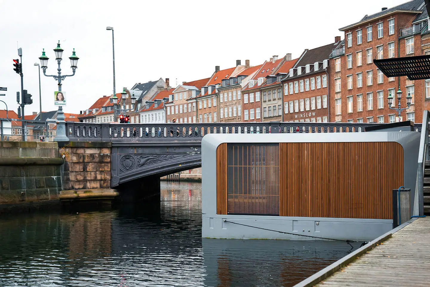 Det er arkitekt Carl Kai Rand, som har slået stregerne til den nye sauna, som man kan leje sig ind i på timebasis.