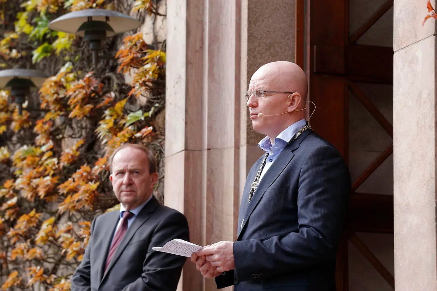 Den tidligere håndboldlandsholdsspiller Michael Fenger beholder borgmesterposten. (Arkivfoto)