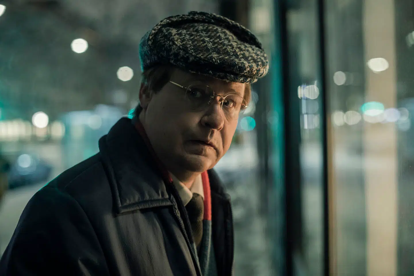 I serien spilles Stig Engström af Robert Gustafsson. _D1A0015.CR2 - The Unlikely Murderer Robert Gustafsson as Stig Engström in The Unlikely Murderer. Cr. Johan Paulin/Netflix © 2021