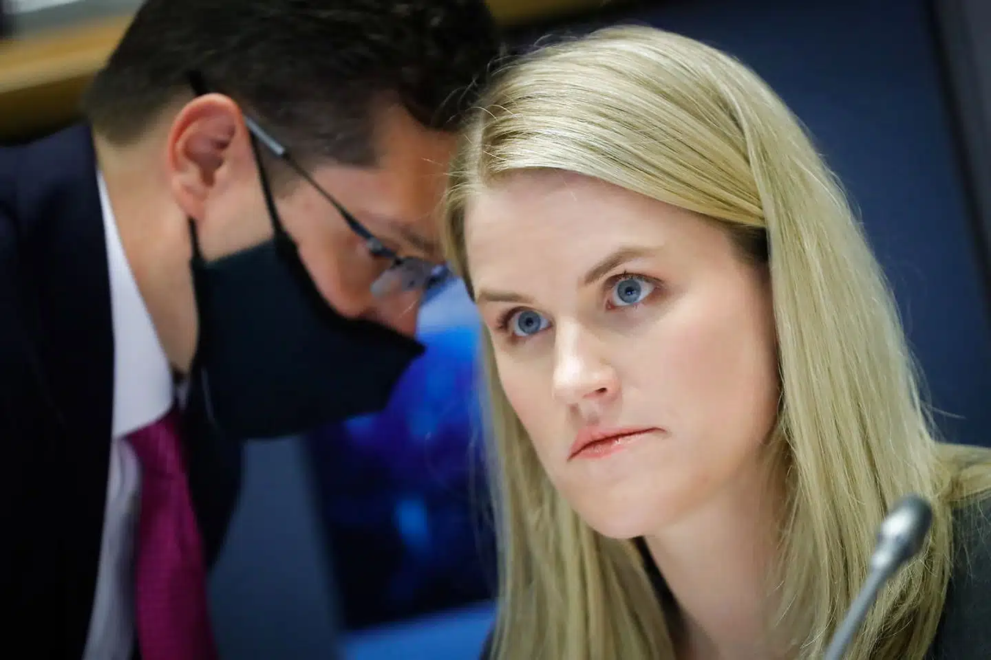 Facebook-whistlebloweren Frances Haugen talte 8. november ved en høring om Facebook i Europaparlamentet.