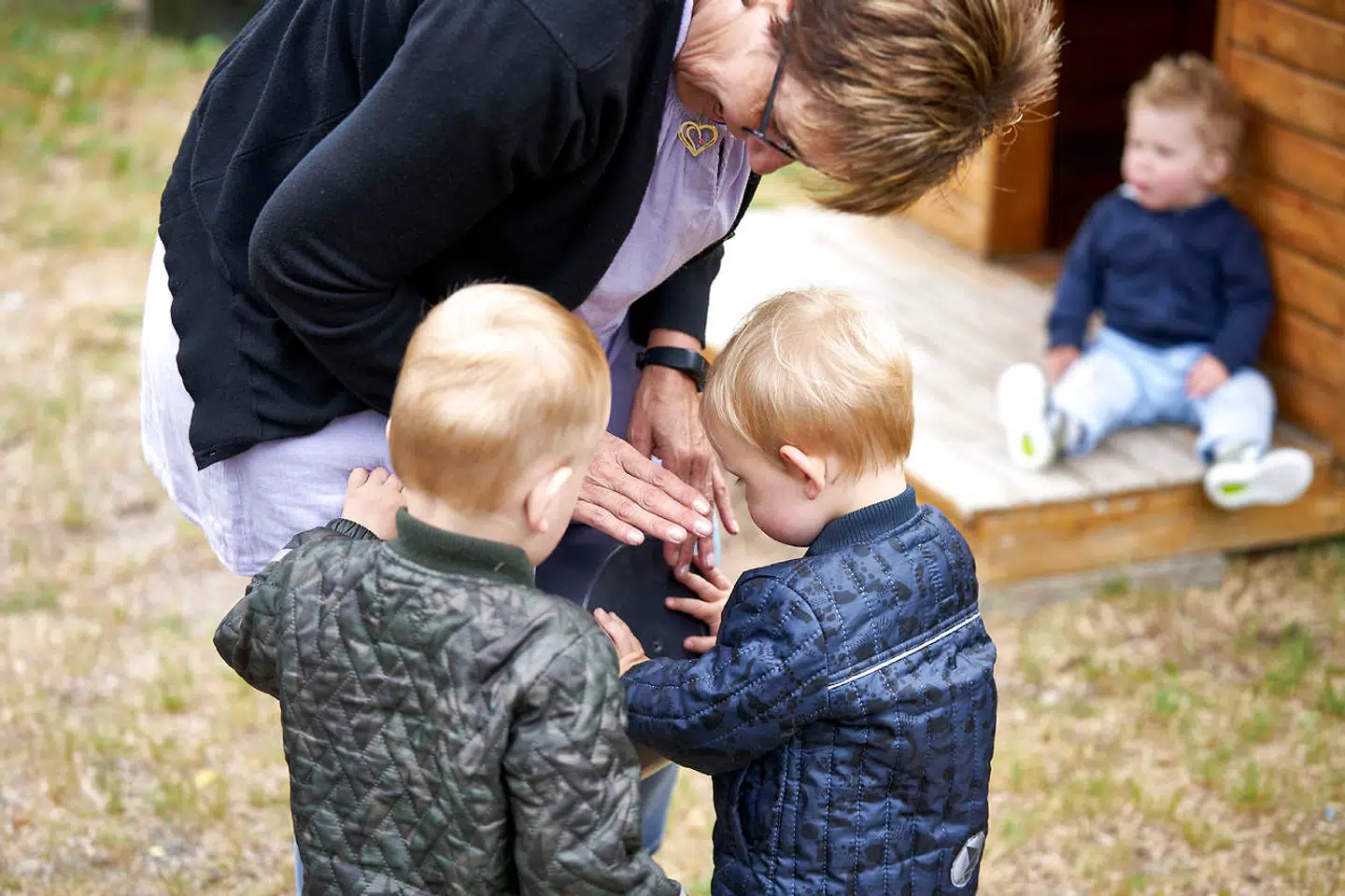 52 procent af de adspurgte pædagoger har svaret, at de inden for det seneste år har undladt at ytre sig offentligt om arbejdsrelaterede forhold, selvom de har haft lyst til det. Arkivfoto: Signe Goldmann/Ritzau Scanpix