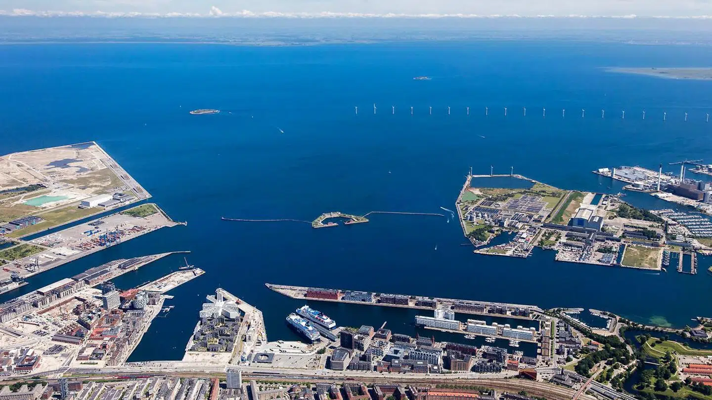 Lynetteholm, en halvø på godt to millioner kvadratmeter, skal efter planen placeres ud for Prøvestenen bag Trekroner-fortet i Københavns Havn.