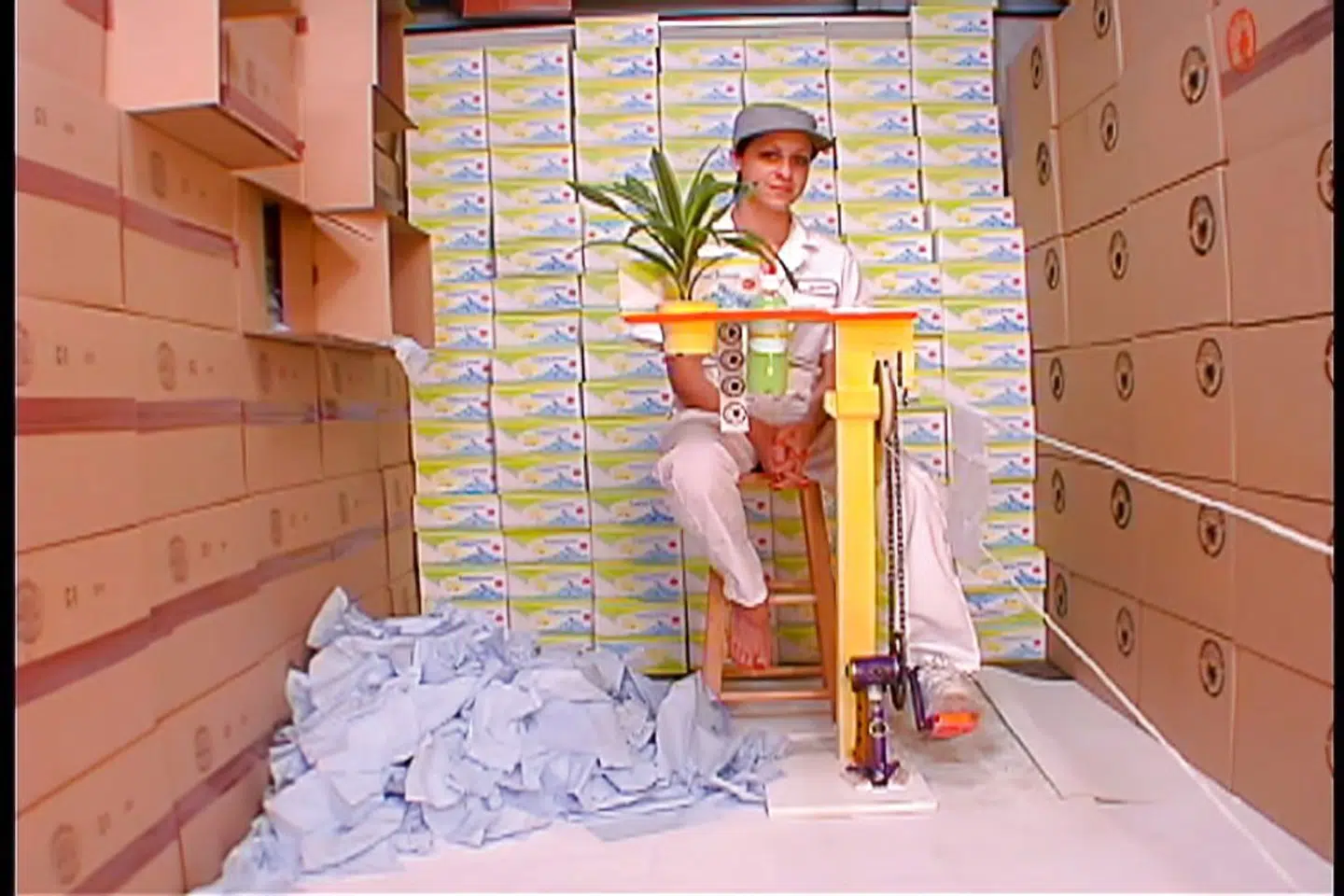 I »Tropical Breeze« fra 2004 samler en kvinde i ladet på en varebil lommetørklæder op med sine tæer, presser dem og kommer dem i fine æsker. Hvert enkelt lommetørklæde har chaufføren i vognen tørret sin sved af i fo inden. Og således sendes den tropiske brise videre i det rottenbergske system.