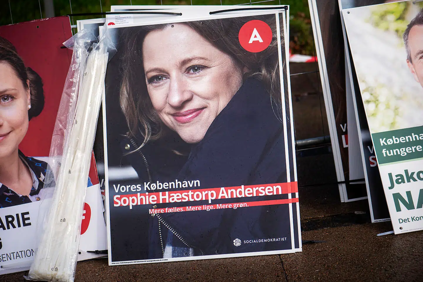 Sophie Hæstorp Andersen er Socialdemokratiets overborgmesterkandidat i København – hendes parti står ifølge en meningsmåling til markant tilbagegang.