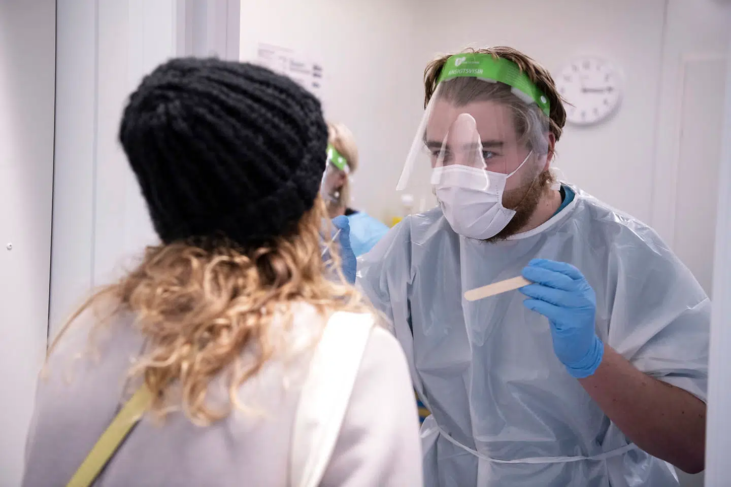 Arkivfoto af testcenter.