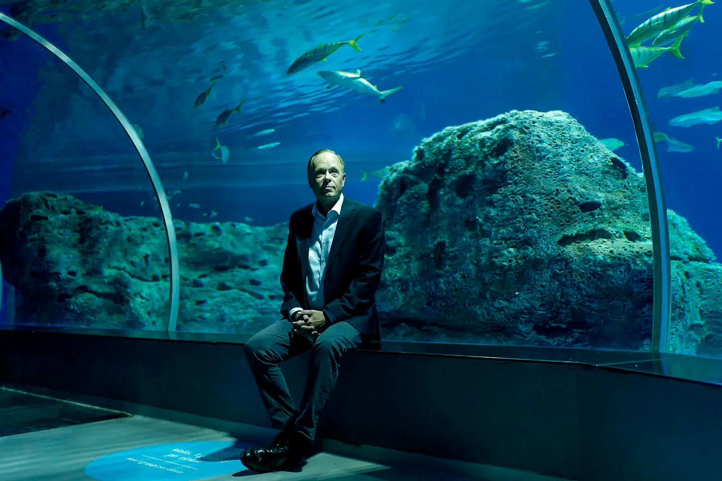 Jon Diderichsen, adm. direktør for Den Blå Planet, siger, at akvariet er i store økonomiske vanskeligheder på grund af coronapandemien. I løbet af næste år er der ikke flere penge tilbage i kassen. Arkivfoto: Mathias Svold