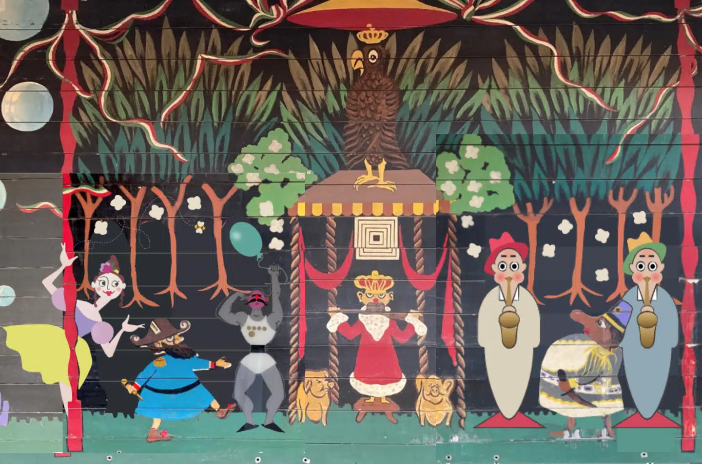 Skitsen til den nye illustration, der skal erstatte den gamle, kritiserede tegning.