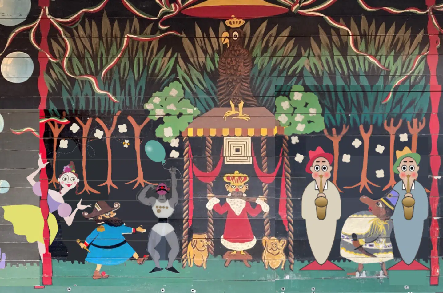 Skitsen til den nye illustration, der skal erstatte den gamle, kritiserede tegning.