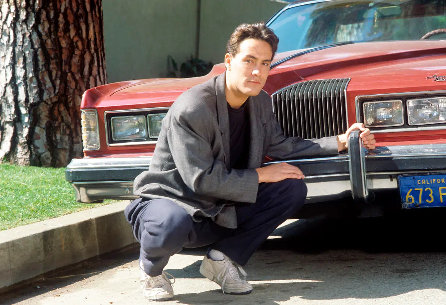 Brandon Lee havde medvirket i en række film og var med »The Crow« på vej til sit helt store gennembrud. Men en arbejdsdag i marts for snart 30 år siden kostede ham livet. Billedet er fra 1989.