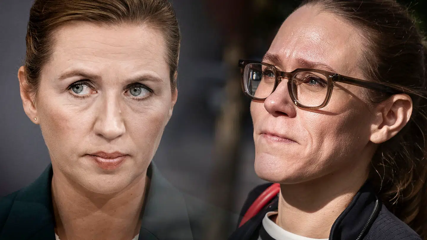 Statsministeriets departementschef, Barbara Bertelsen (th.), er kommet i skudlinjen, efter at der er blevet fremlagt en stribe sms'er fra hende i Minkkommissionen.