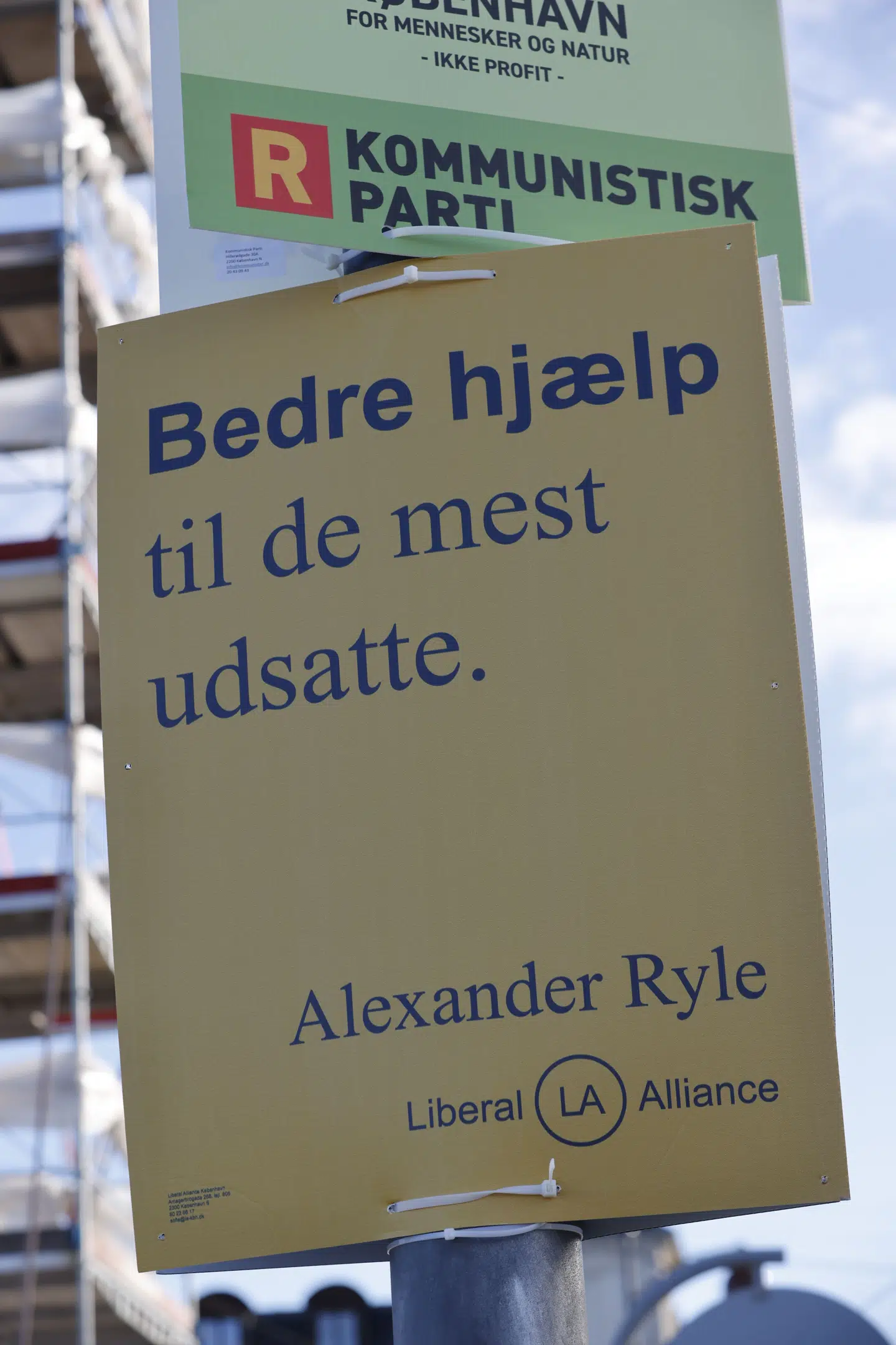 Denne valgplakat overraskede Frederik Preisler.