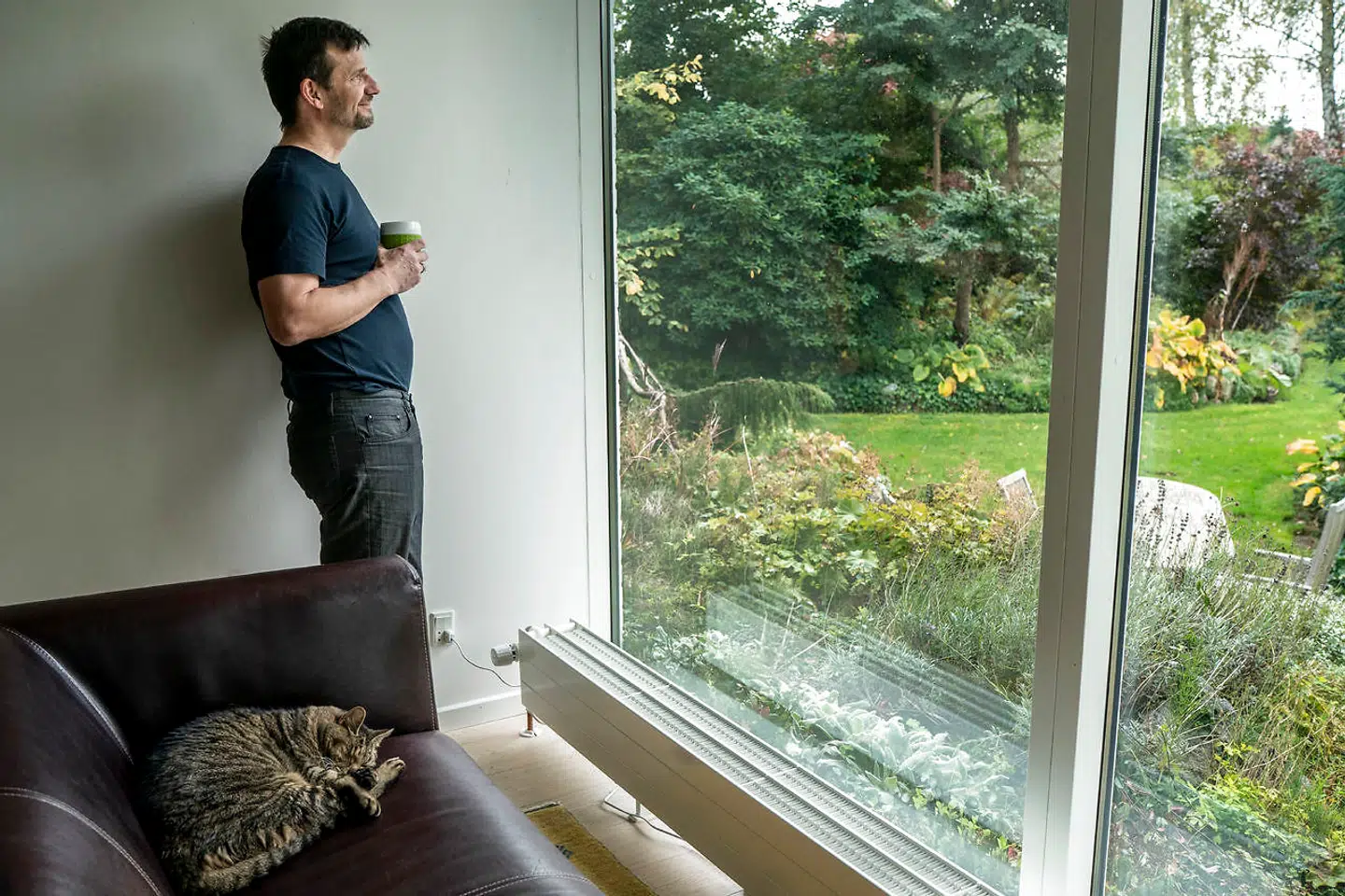 Dan Gabriel Jensen arbejder i Solrød Kommune, og han er glad for kommunens nye ordning med en fleksbiel arbejdsdag om ugen for dens medarbejdere.