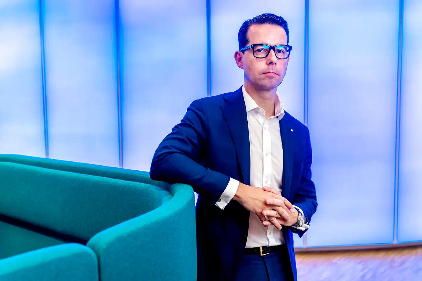 Øverste chef i ISS Jacob Aarup-Andersen: »Når man så hører, at folk ikke vil nedværdige sig til et rengøringsjob, så må jeg bare sige: Jeg vil meget gerne have respekten tilbage for servicefag og for rengøringsjobbet.«