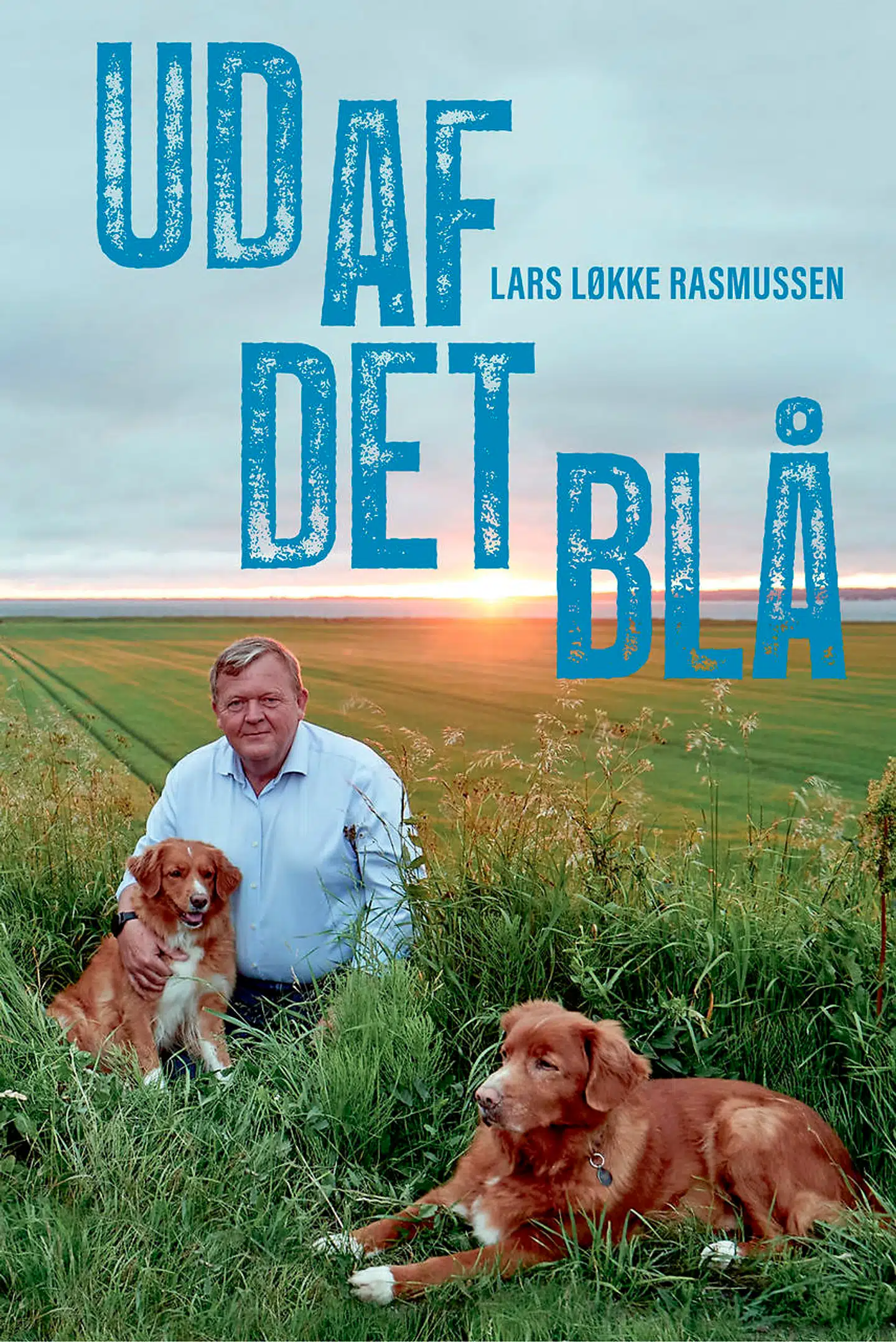 I »Ud af det blå« kører Lars Løkke Rasmussen Danmark rundt i en autocamper. På turen gør han sig tanker, iagttagelser og taler med en lang række forskellige mennesker, ligesom han kommer forbi egen opvækst, ungdom og politiske karriere.