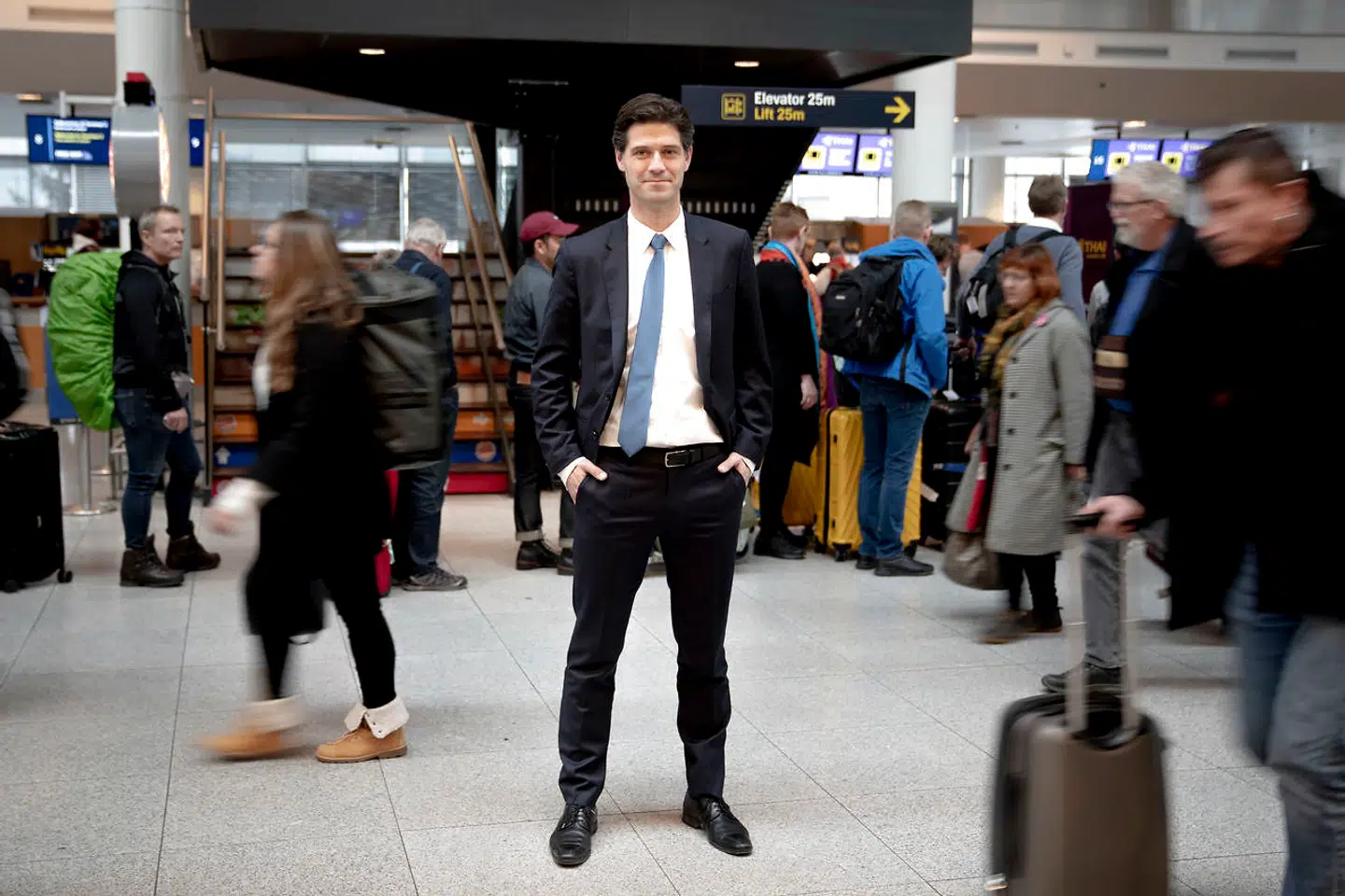 Simon Pauck Hansen er dansk chef i SAS, der har oplevet stigende tilstrømning de seneste måneder. Han forventer dog, at erhvervsrejser permanent vil ligge på et lavere niveau end inden pandemien.