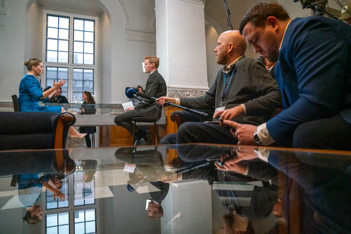 Statsminister Mette Frederiksen skal afhøres 11. december som den foreløbigt sidste i Minkkommissionen, der har afsat 33 dage til afhøringer af hovedsageligt embedsmænd. Her ses hun til Folketingets åbning.