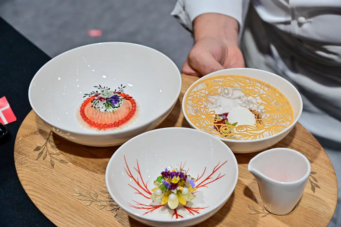 Ronni Vexøe Mortensens tre takeaway-retter.