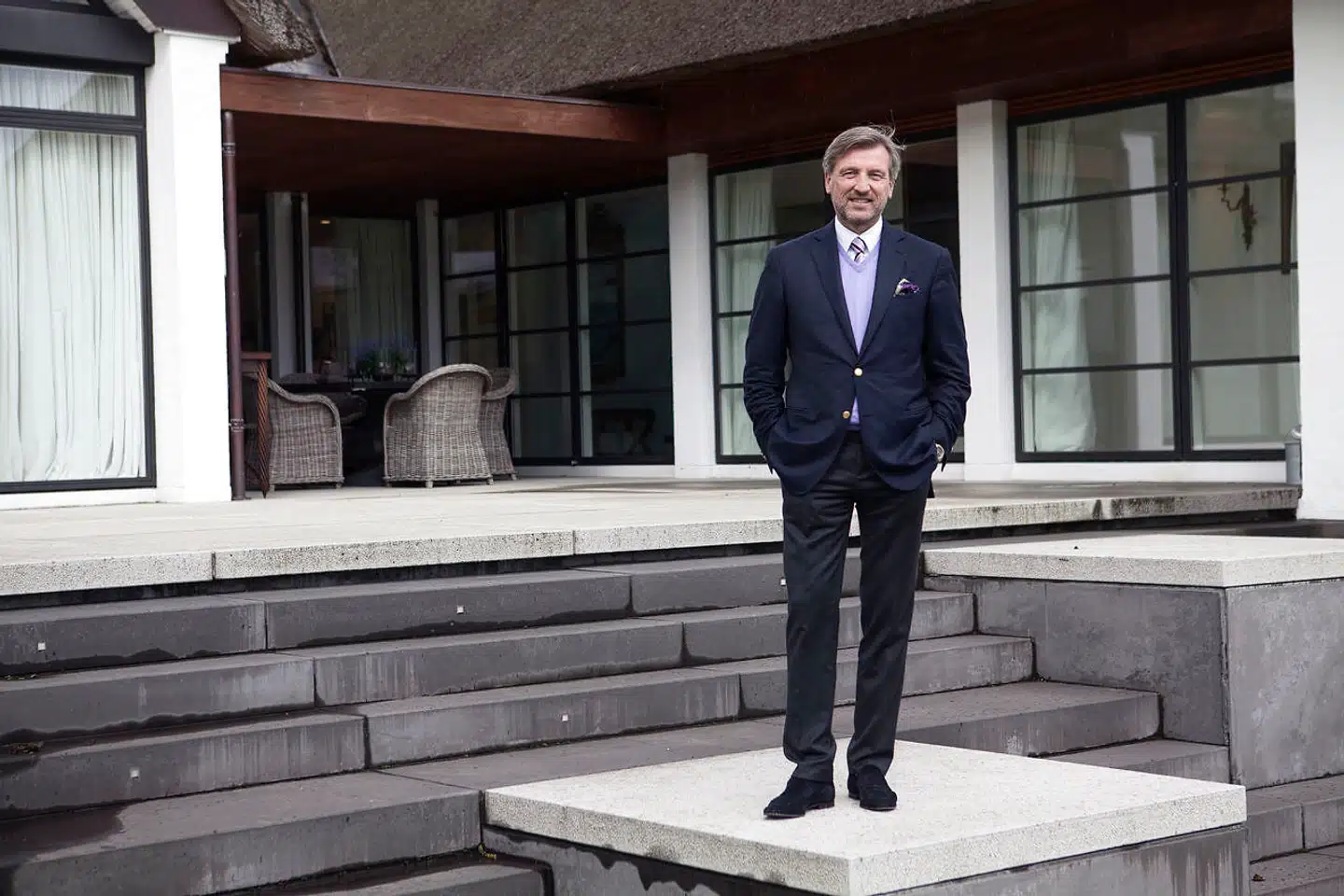 René Sindlev er en af de to, som stod for Pandoras succesfulde amerikanske selskab, hvilket gjorde ham til milliardær. Torsdag har han sat tre villaer på samme vej til salg i Hørsholm til et astronomisk beløb. Arkivfoto: David Leth Williams/Ritzau Scanpix