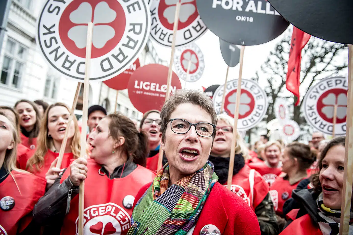 Grete Christensen, formand for Dansk Sygeplejeråd, giver ikke meget for, at forskere har sået tvivl om sygeplejerskernes kerneargument for højere løn.