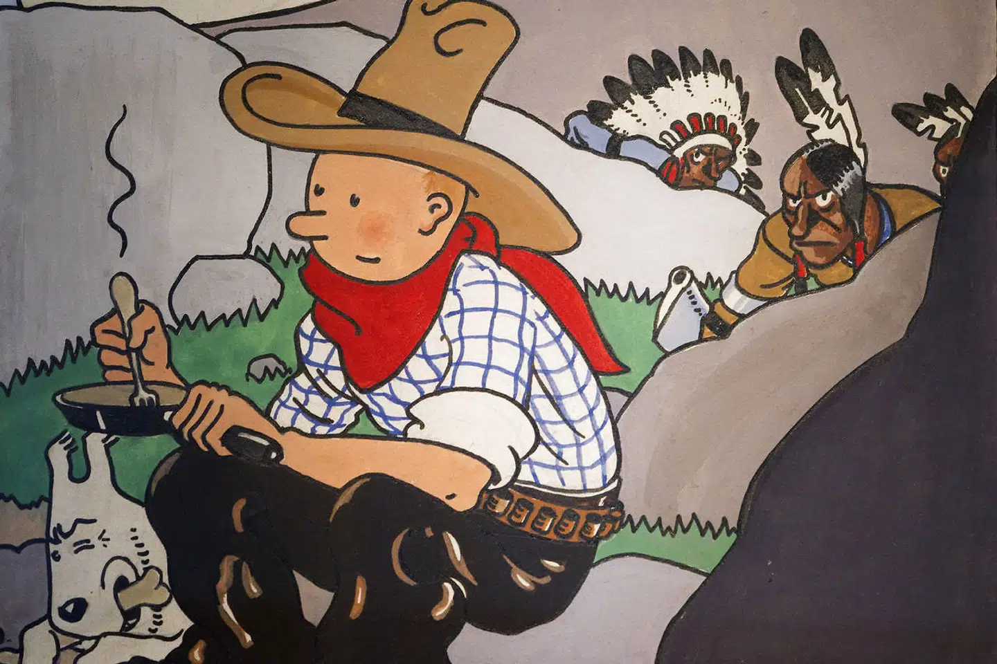 Fra 'Tintin i Amerika' af Herge. Foto: AFP, Scanpix