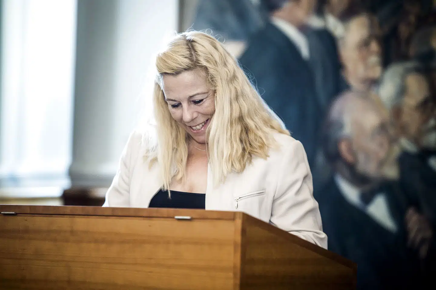 Lise Bech var med fra starten, da Dansk Folkeparti blev dannet i 1995. Efter to perioder som kommunalpolitiker blev hun for seks år siden valgt ind i Folketinget, og det lykkedes hende at holde pladsen, selv om Dansk Folkeparti fik et meget skidt valg i 2019. (Arkivfoto) Thomas Lekfeldt/Ritzau Scanpix