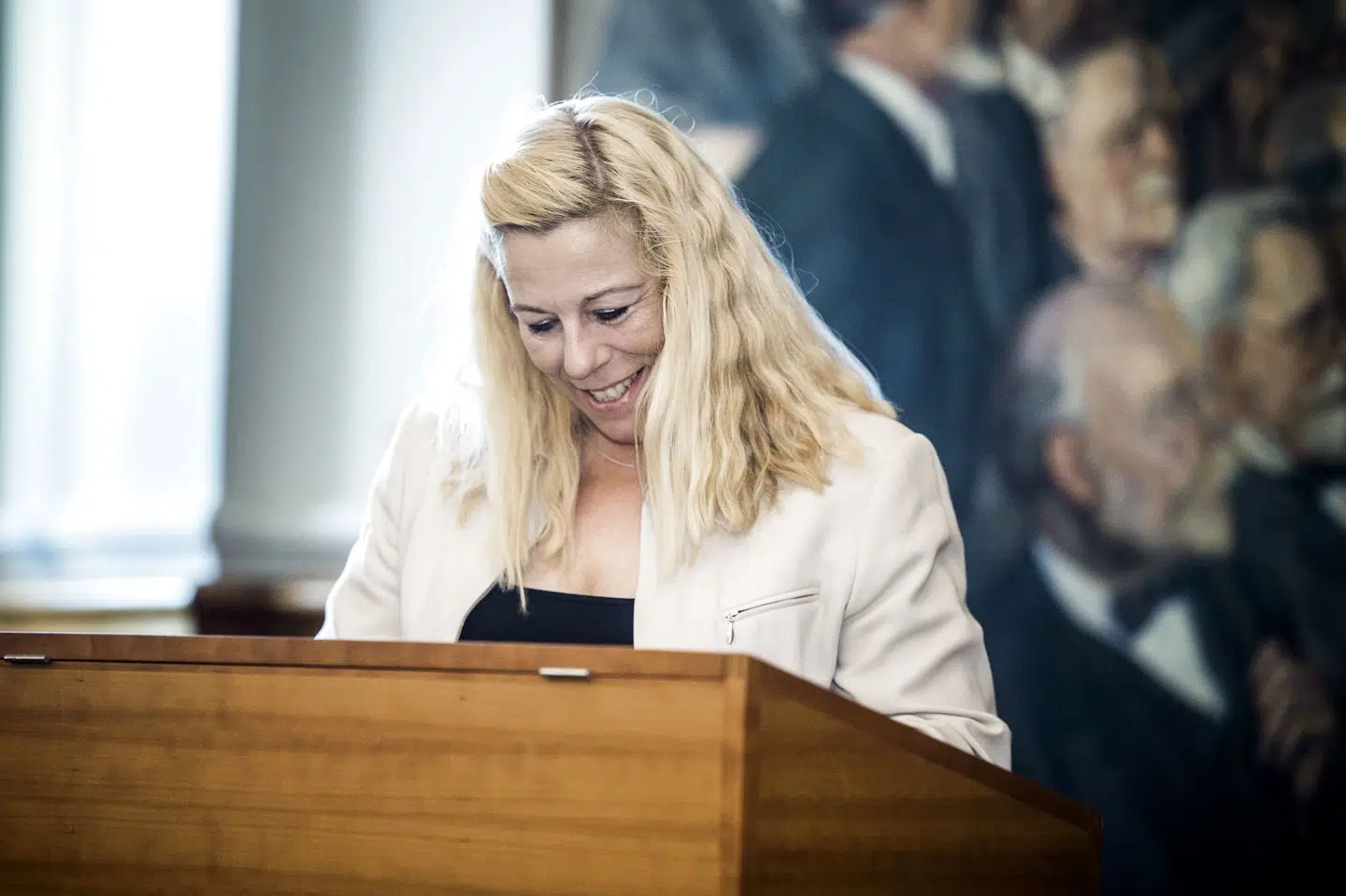 Lise Bech var med fra starten, da Dansk Folkeparti blev dannet i 1995. Efter to perioder som kommunalpolitiker blev hun for seks år siden valgt ind i Folketinget, og det lykkedes hende at holde pladsen, selv om Dansk Folkeparti fik et meget skidt valg i 2019. (Arkivfoto) Thomas Lekfeldt/Ritzau Scanpix