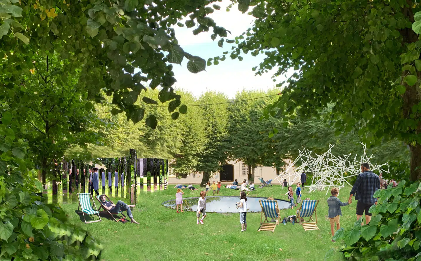 Grønnegården, som ligger inde i Designmuseum Danmark, kommer frem over til at spille en langt større rolle. Her skal københavnerne – fra skoleelever til voksne – kunne prøve kræfter med design.