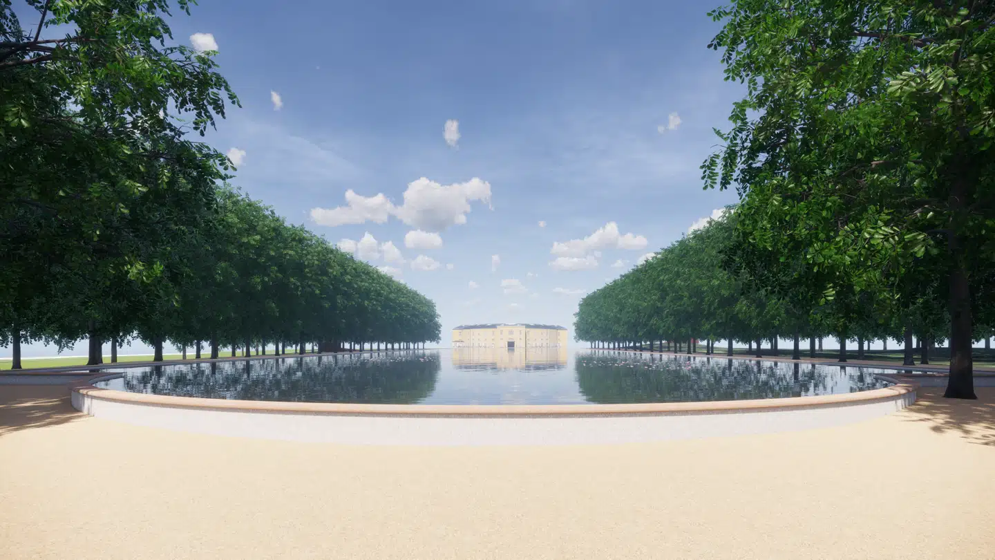 Den japanske arkitekt Horishi Sambuichi blev så inspireret, da han arbejdede med udstillingen »Water« i Cisternerne, at han fik ideen til et fjerde kammer. Som kontrast til de mørke søjlegange, foreslår han, at Det fjerde kammer skal være lyst og gennemsigtigt. Man vil derfor kunne se vandet fra Søndermarkens genskabte historiske spejlbassin gennem loftet.