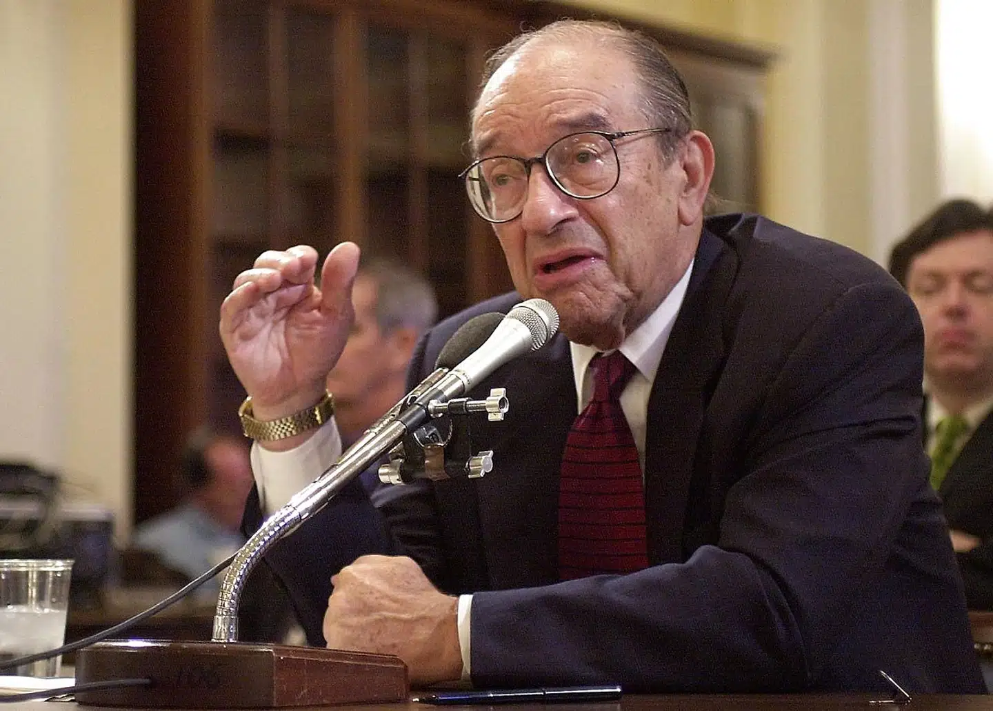 Alan Greenspan var chef for Federal Reserve og en central figur i den løse pengepolitik, der blev ført i årene efter 2001.