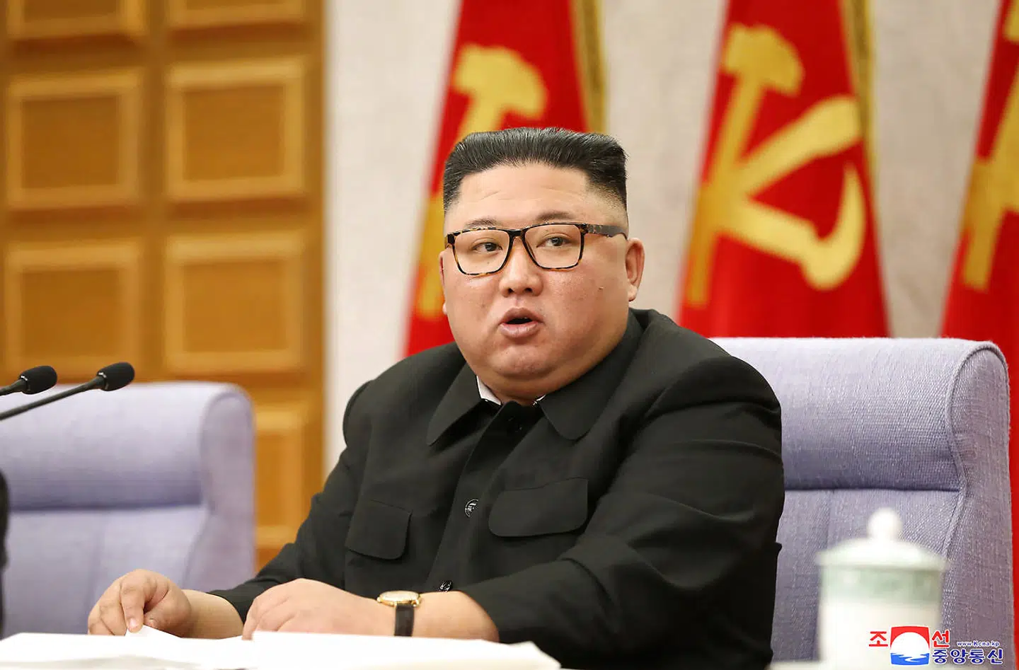Kim Jong-un i det februar. Før Det Store Vægttab.