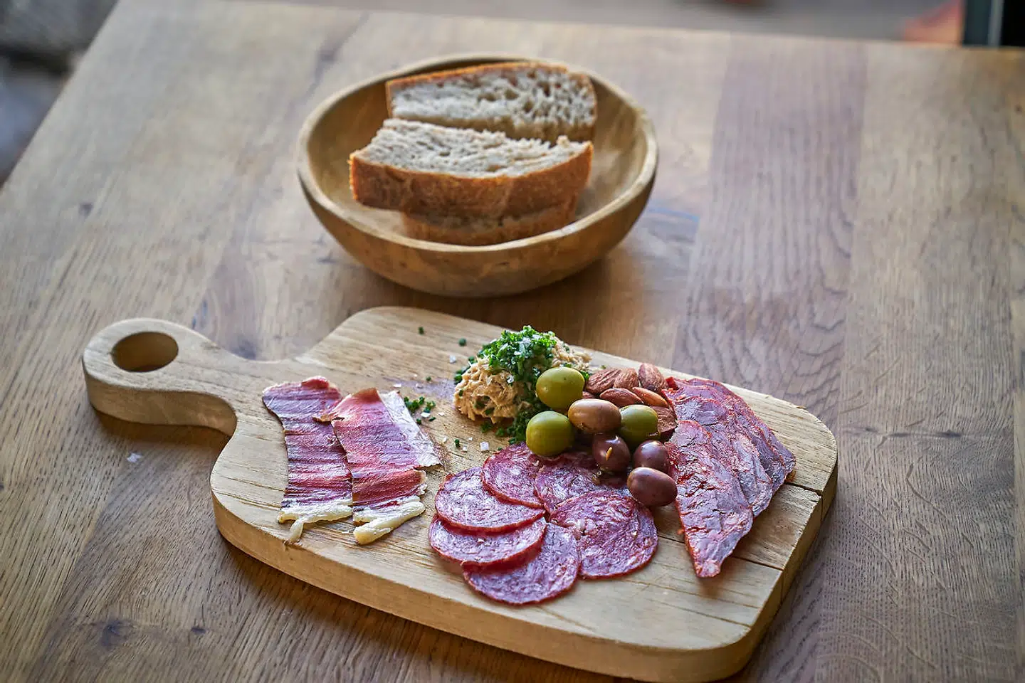 Spansk charcuteri baseret på iberico gris fra Jabugo.