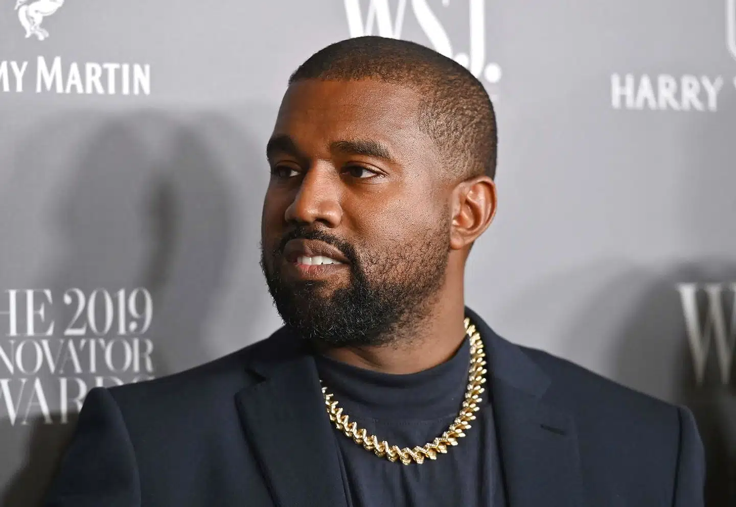 (FILES) In this file photo US rapper Kanye West attends the WSJ Magazine 2019 Innovator Awards at MOMA on November 6, 2019 in New York City. - Following weeks of delay and several stadium-filled public listening sessions, Kanye West's "Donda" arrived the morning of August 29, 2021. The two-hour, 27 track-long album features a laundry list of special appearances, including from Jay-Z, The Weeknd, Travis Scott and Lil Baby. More controversially, Marilyn Manson - - who is accused of rape and sexually and psychologically abusing several women - - and DaBaby - - who recently sparked anger for homophobic remarks during a performance - - are credited on West's 10th studio album. (Photo by Angela Weiss / AFP)
