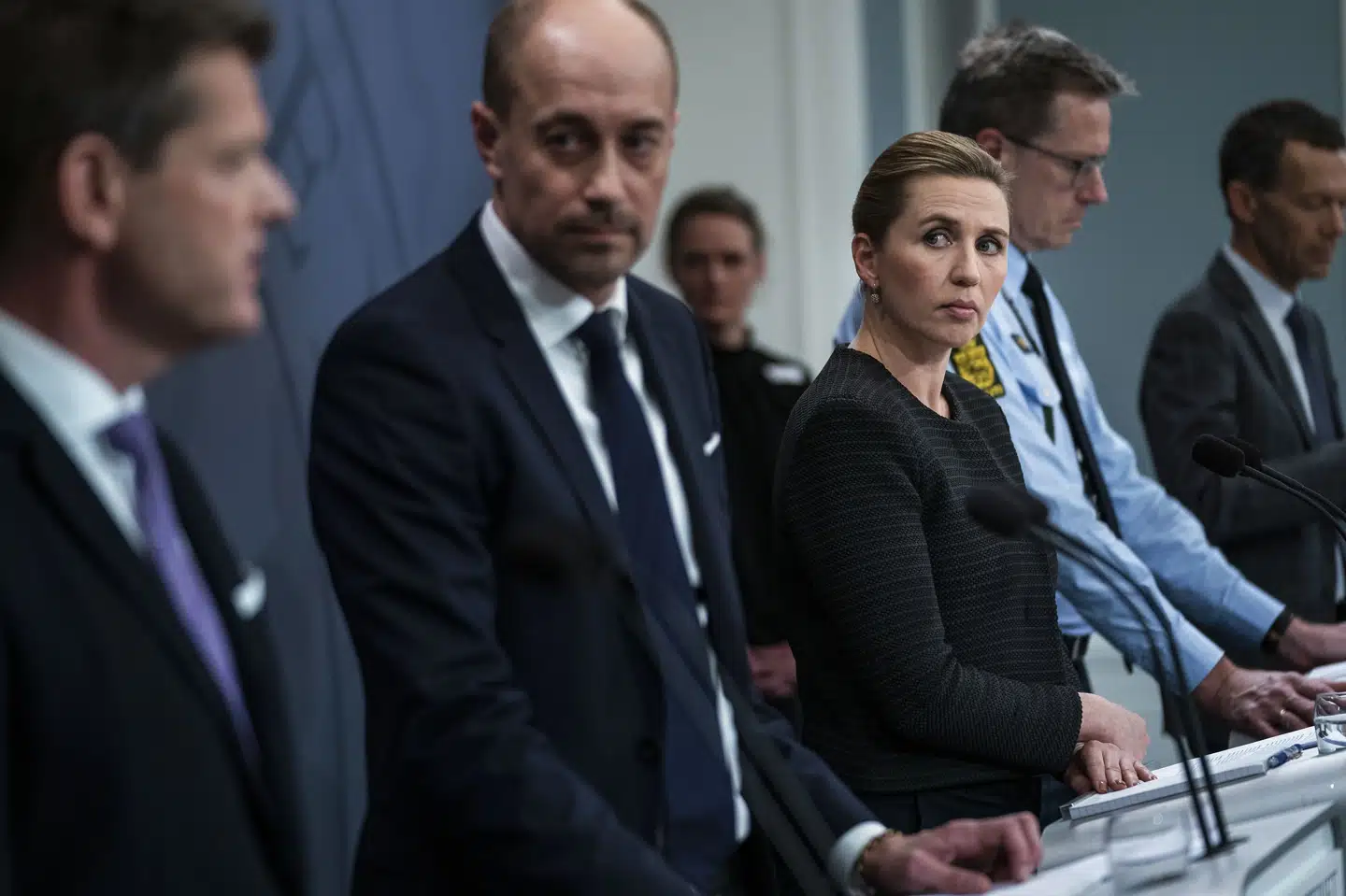 Mange vil huske pressemødet 11. marts 2020 i Statsministeriets spejlsal, hvor Mette Frederiksen (S) bekendtgjorde den første nedlukning af Danmark. Knap halvandet år senere ophæves de resterende restriktioner fra genåbningsaftalen fra juni 2021. (Arkivfoto) Martin Sylvest/Ritzau Scanpix