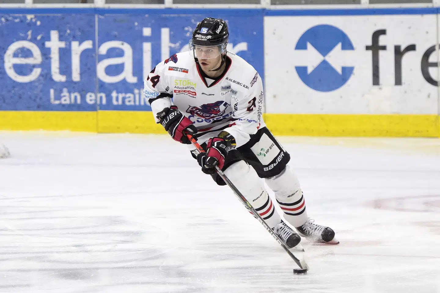 Nikolaj Carstensen må sidden udenfor, de næste tre gange Aalborg Pirates skal i aktion. (Arkivfoto) Thomas Sjørup/Ritzau Scanpix