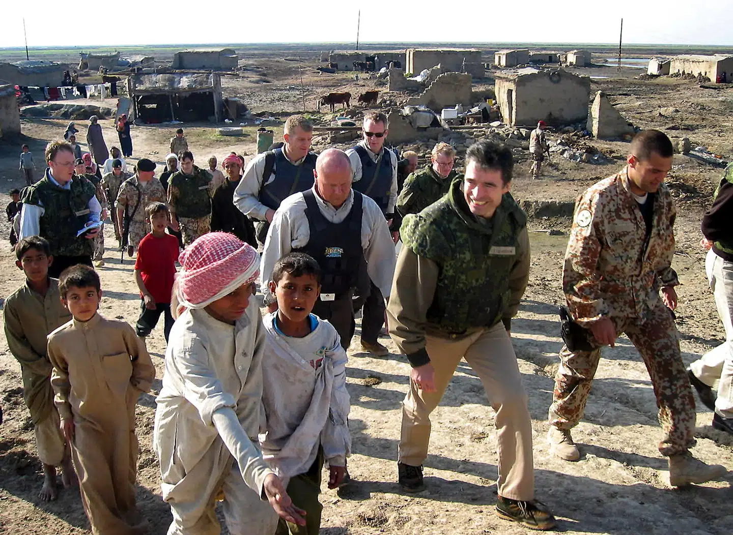 Danmark støttede USA militært i Irak fra 2003 til 2011. Målet var at skabe sikkerhed og at hjælpe med at opbygge demokratiet.