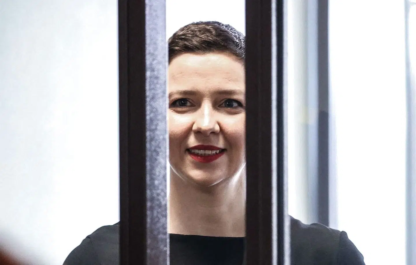 Maria Kolesnikova gik sidste år sammen med to andre kvinder om at udfordre præsident Lukasjenko. Nu er hun fængslet, mens de to andre er flygtet ud af Hviderusland. - Foto: Ramil Nasibulin/Ritzau Scanpix